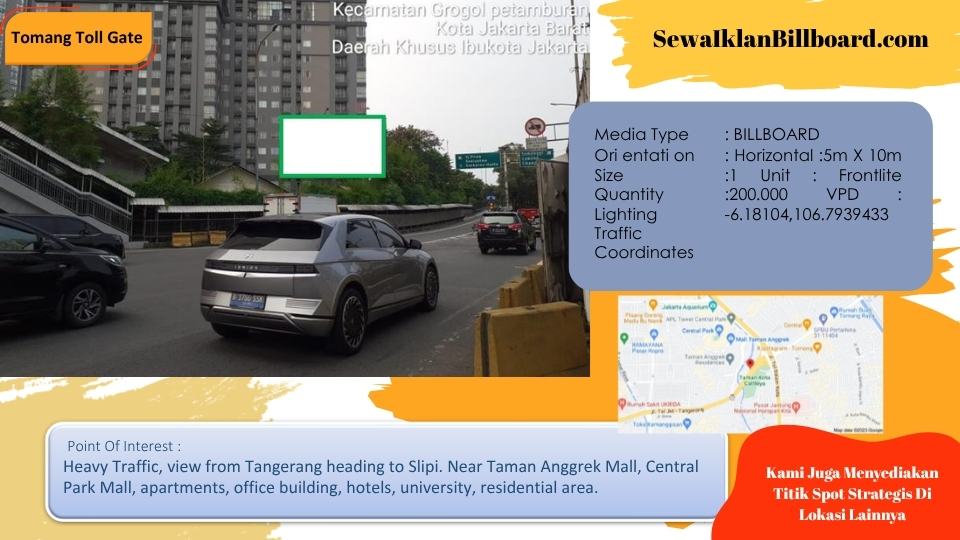 TERBAIK di JAKARTA BARAT Agensi Vendor Sewa Billboard LED Display Videotron DOOH/OOH Outdor